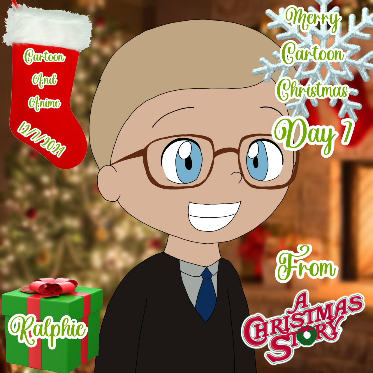 Deviantart Ralphie Disney Merry Cartoon Christmas Day 7: Ralphie by CartoonAndAnime3 on DeviantArt