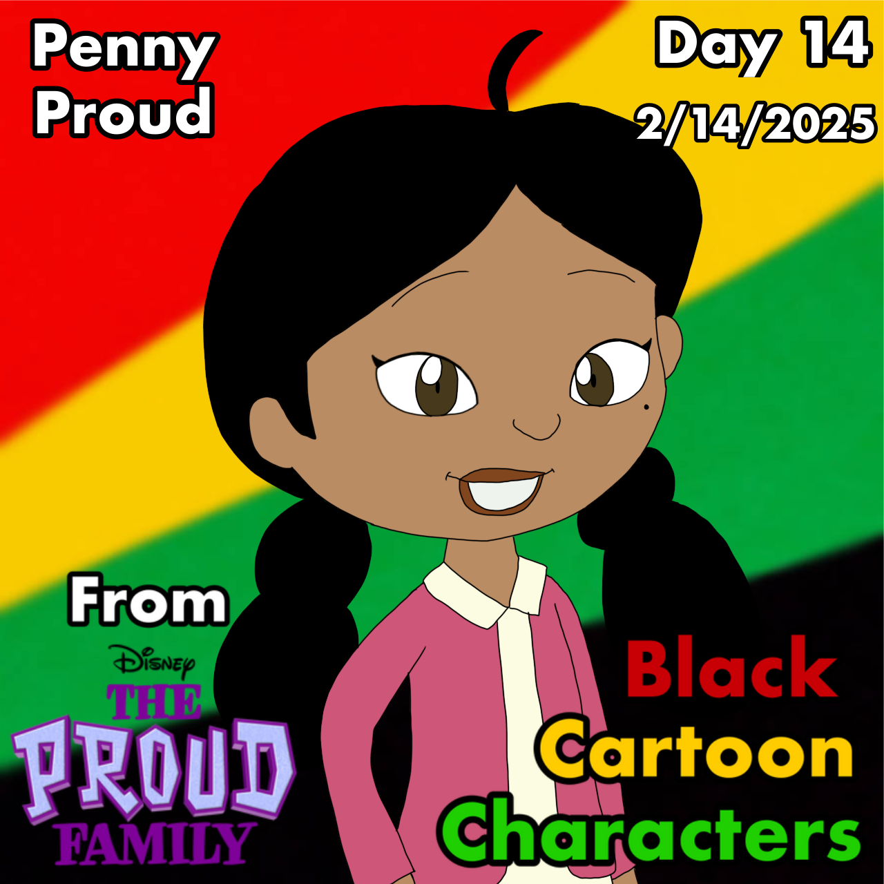 Black Cartoon Characters Day 14 Penny Proud By CartoonAndAnime3 On black-cartoon-characters-day-14-penny-proud-by-cartoonandanime3-on