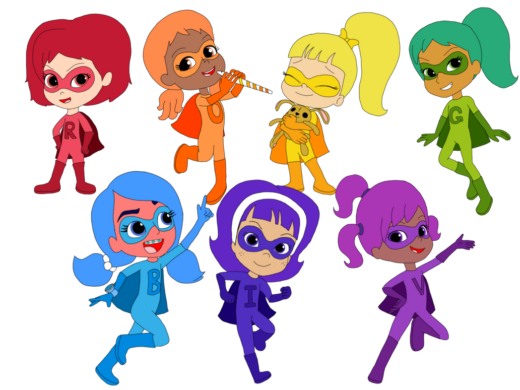 Rainbow Rangers In My Version by CartoonAndAnime3 on DeviantArt