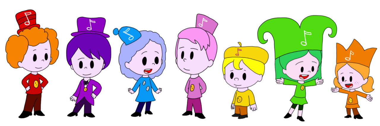 Notekins Deviantart The Notekins In My Style by CartoonAndAnime3 on DeviantArt