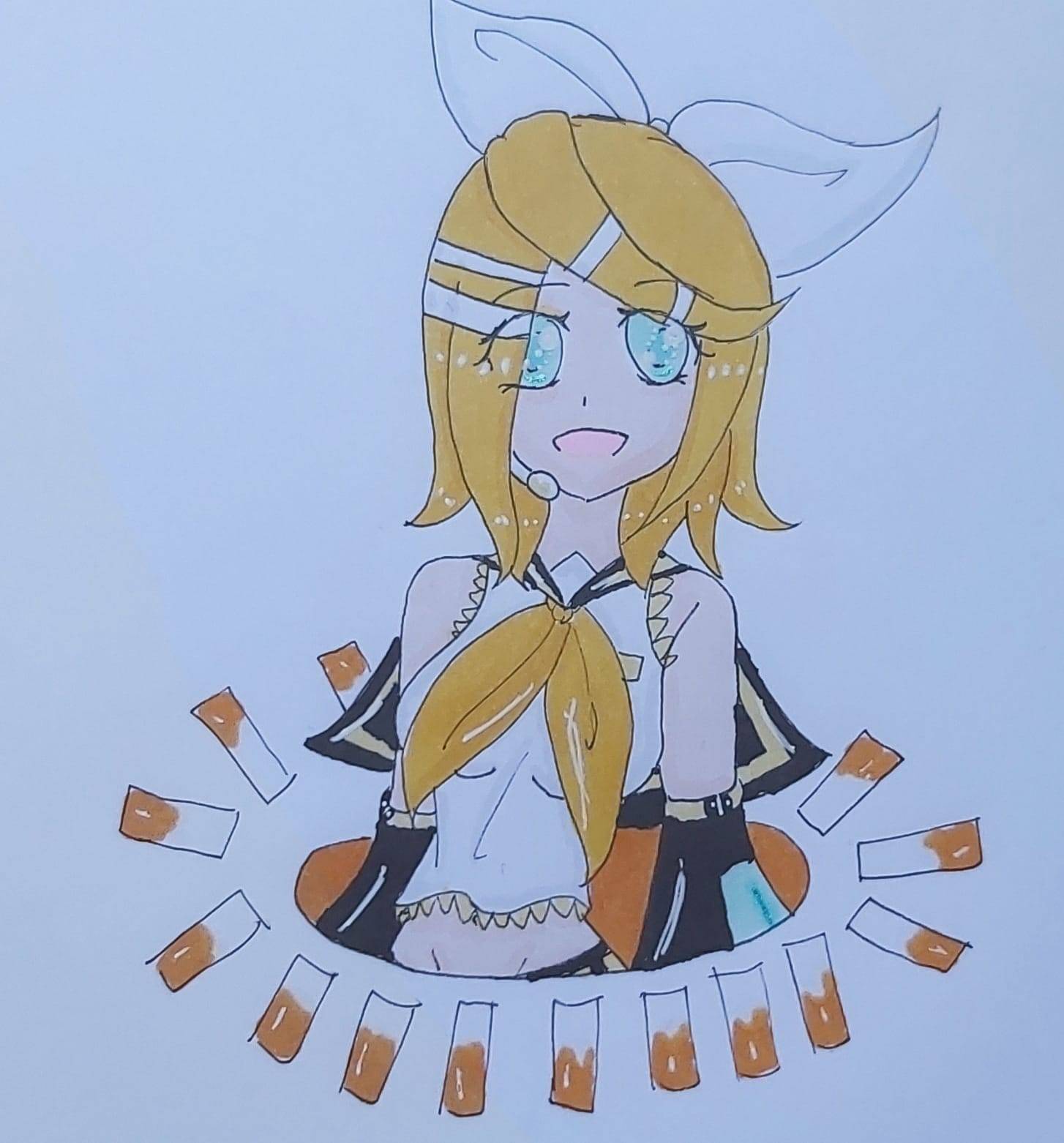 Kagamine rin Fanart by KimiDrawChan on DeviantArt