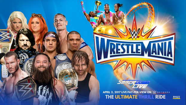 WrestleMania 33 : Custom Poster SmackDown Live