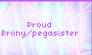 Brony/Pegasister Pride Stamp