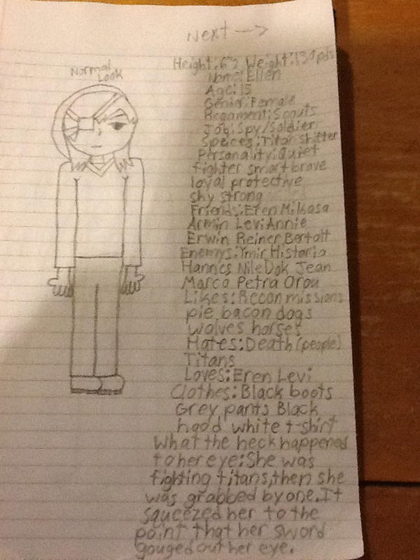 Ellen by Mrscreepyfnaf1987 on DeviantArt