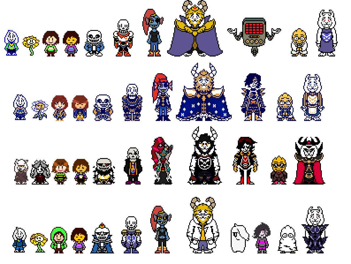 Undertale Sprites by foopdraws on DeviantArt