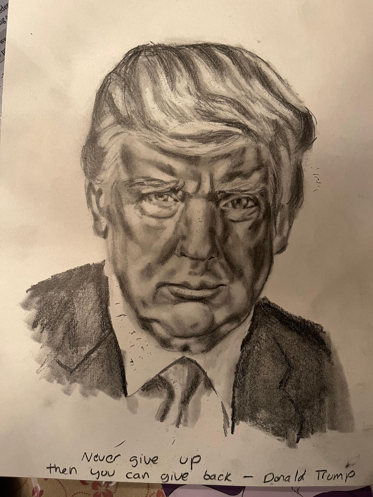Trump Ink Drawing Donald Trump by tomaractus on DeviantArt