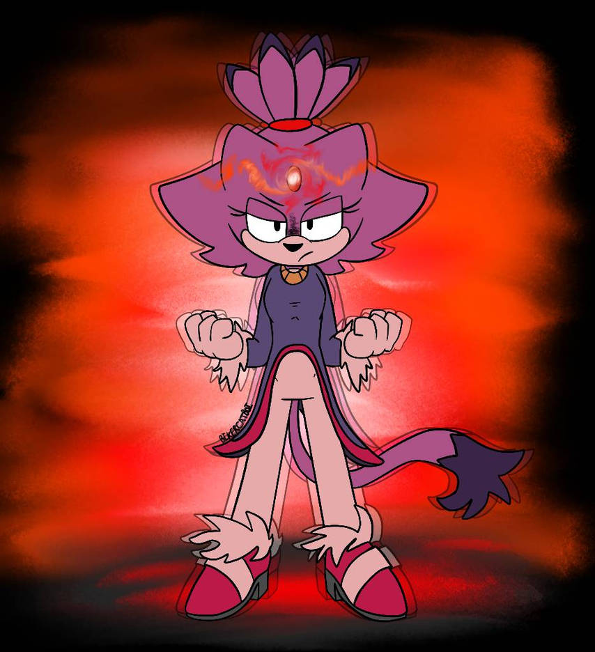 Blaze Keyed Deviantart Blaze fanart I drew by BikerCatBoi on DeviantArt