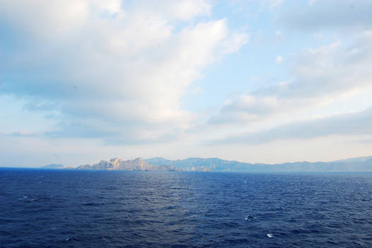 Mer roche nuages