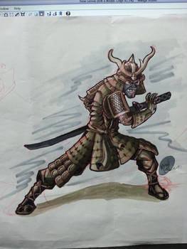 Sketcs Copic Samurai