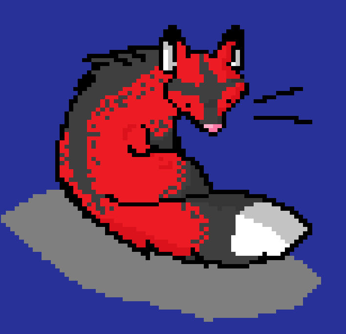 8bit fox :) by mashpotato225 on DeviantArt