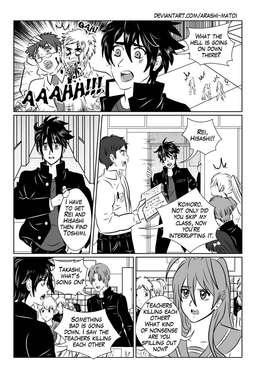 High School Of the Dead Manga Commission - Page 3 by Arashi-Matoi on  DeviantArt