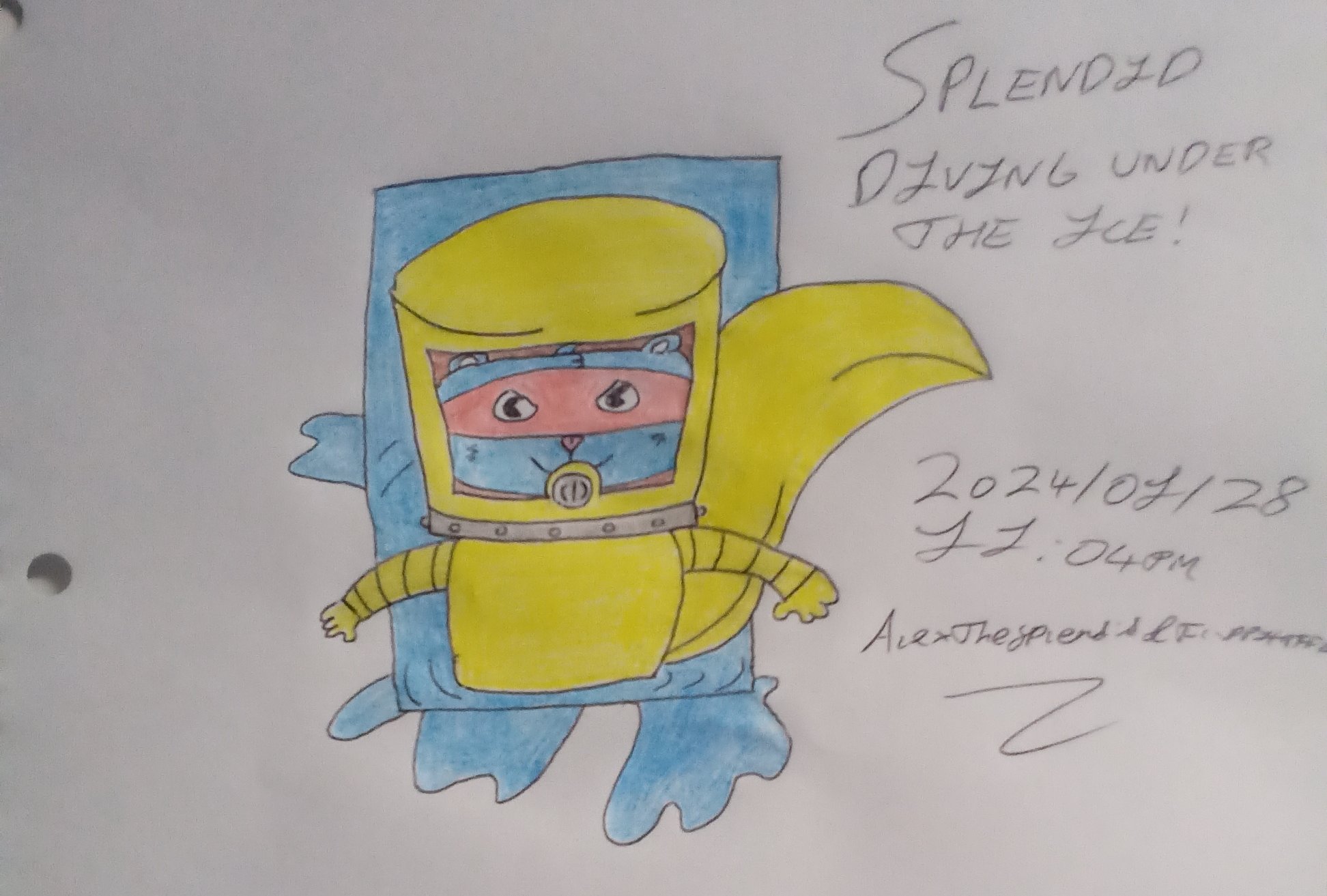 Splendid Diving Under the Ice (HTF) by AlexSplendidHTFFan on DeviantArt