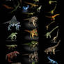 3D-CG  54 Dinosaur collection