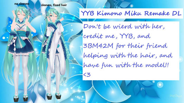 YYB Edit Kimono Miku Remake .:+DL:.