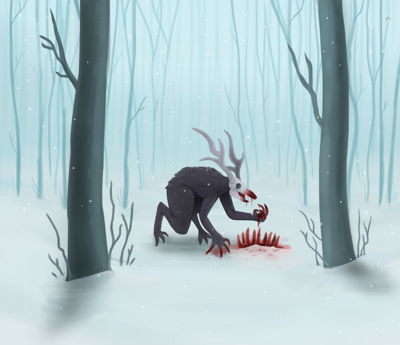 Wendigo by CobrasDoodles on DeviantArt