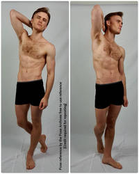 Male Arm Up Standing Pose