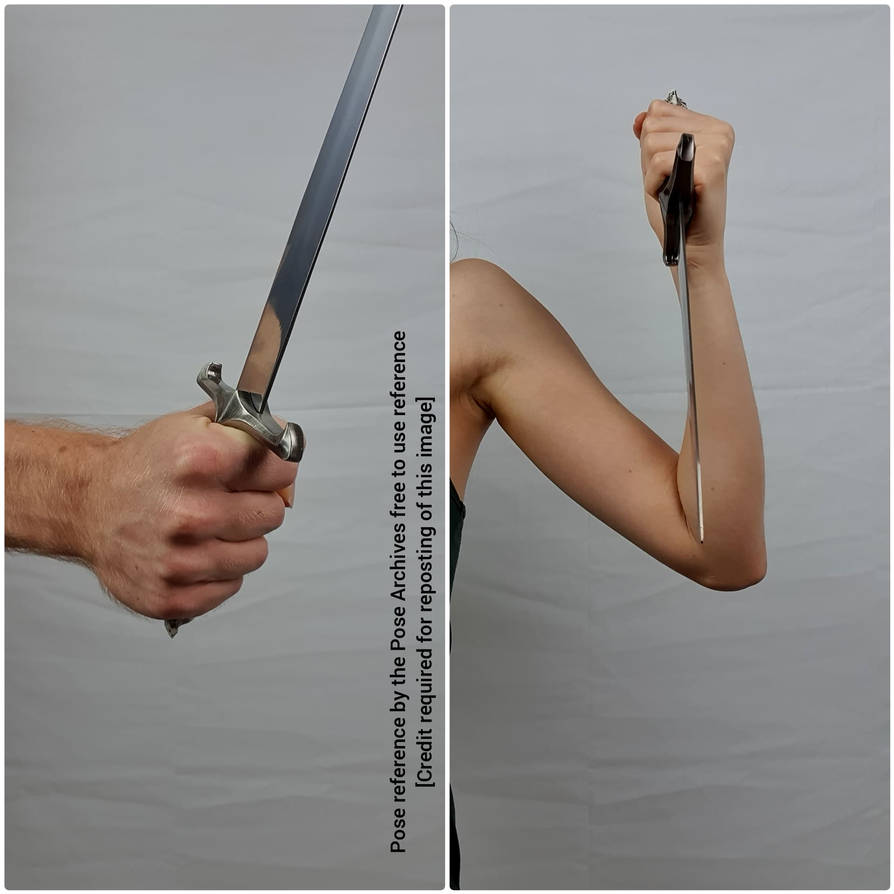 Male and Female Hand Holding Dagger Reference 2 by theposearchives on ...