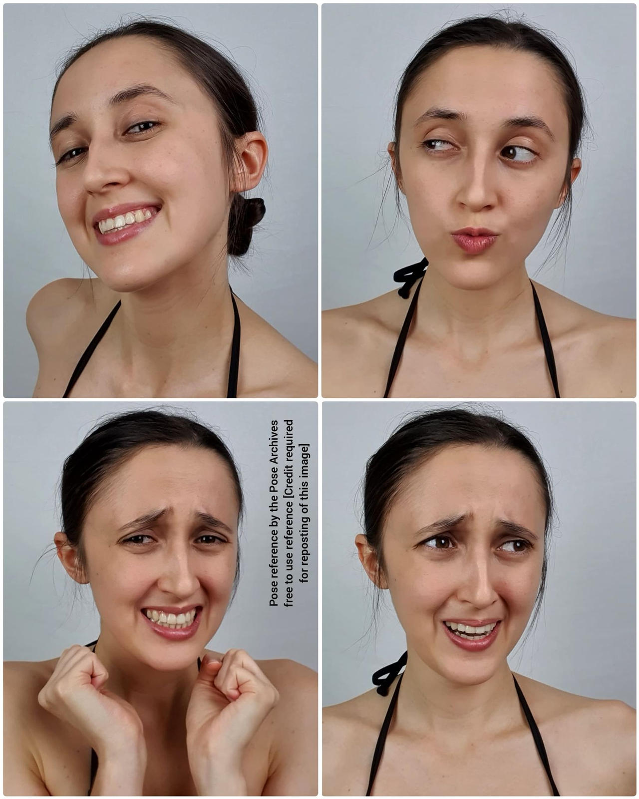 Expressive Body Reference Female Expression Reference by theposearchives on DeviantArt