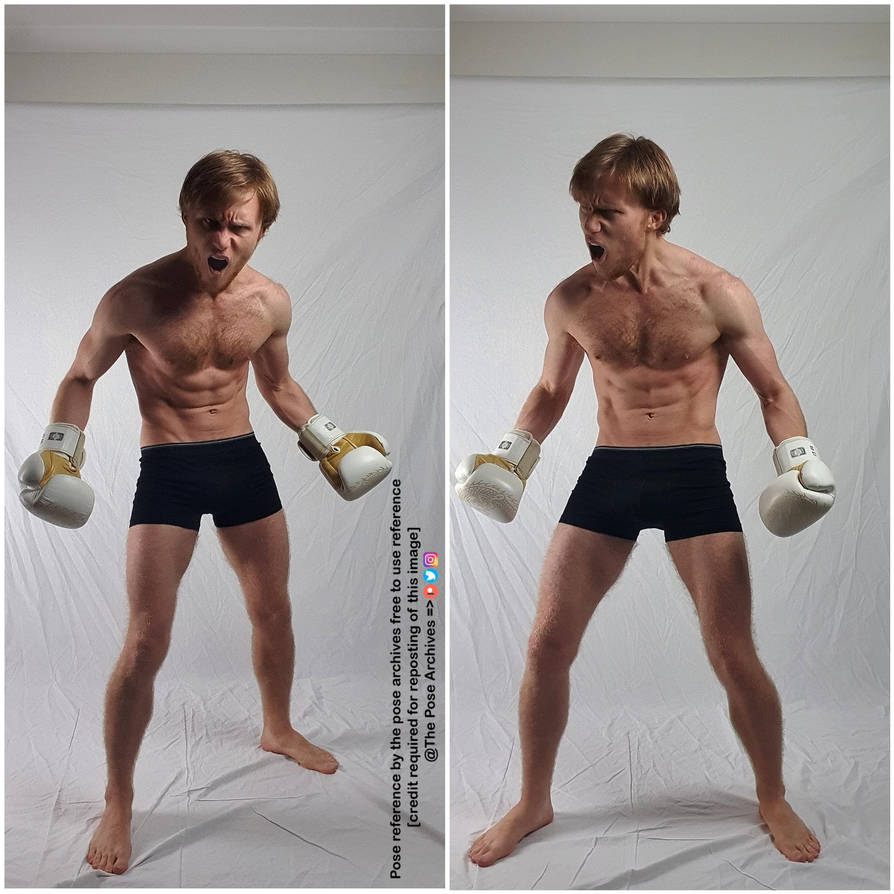 Boxing Posing Come at me! Male Boxing Pose by theposearchives on DeviantArt