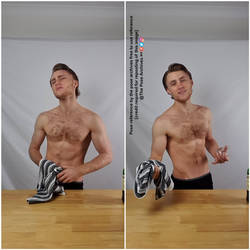 Male Bartender Poses