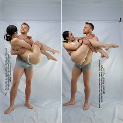 Couple Cute Carrying Pose