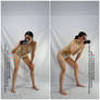 Female After Workout Drinking Water Bottle Pose