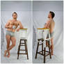 Male Relaxing with Mug Pose 1