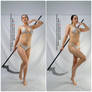 Female Magical Girl Scythe Standing Pose