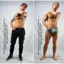Male Clothing On/Off Pose 2
