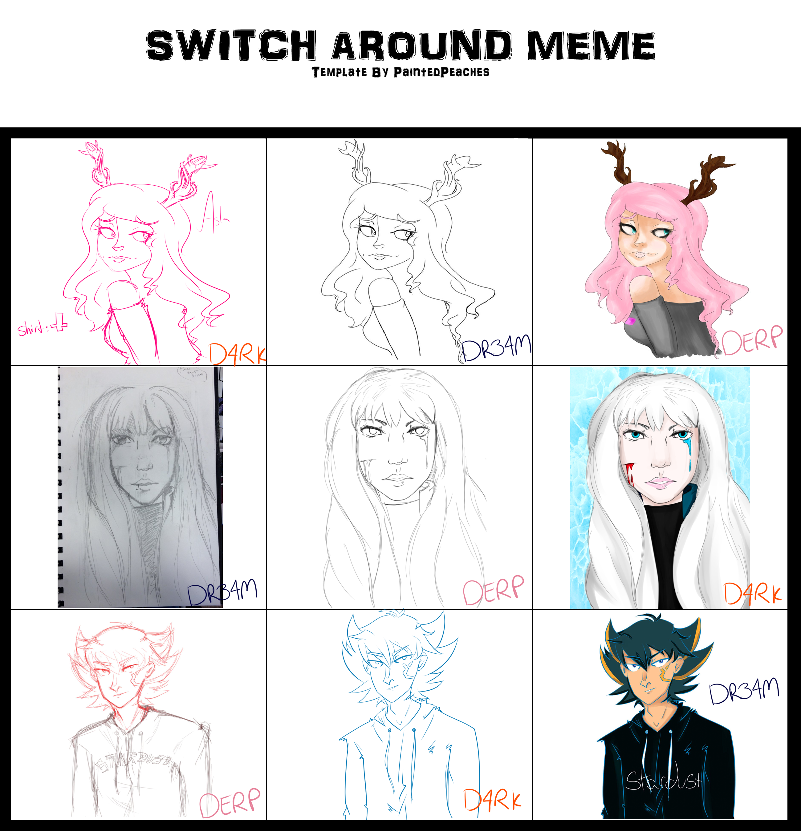 hella great switcharound meme with two great gals