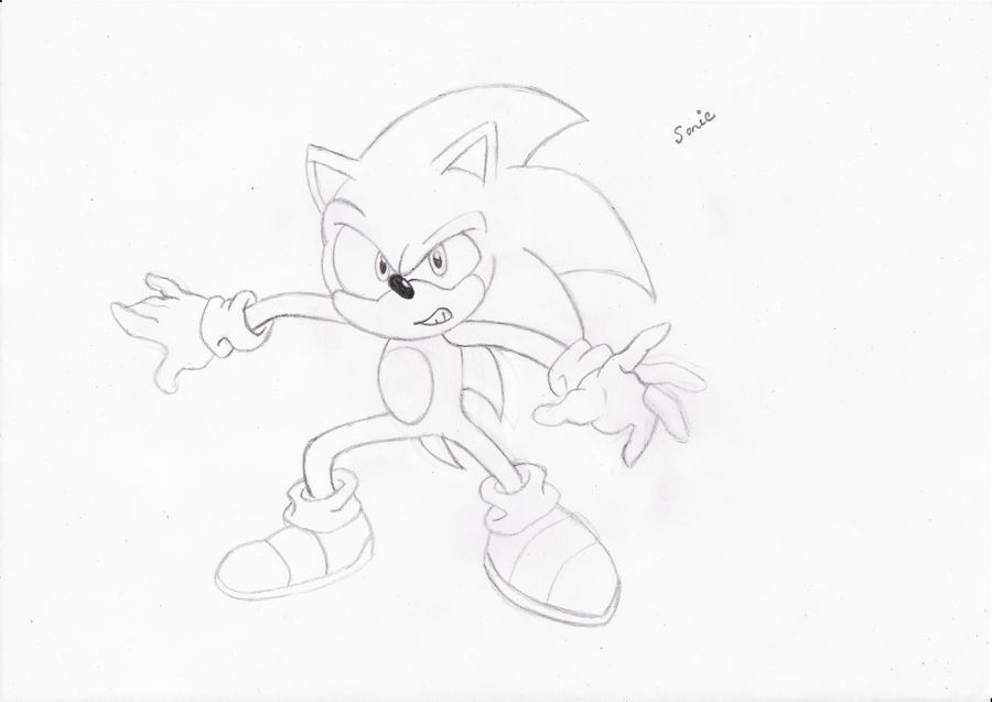 Sonic angry by jademoo on DeviantArt