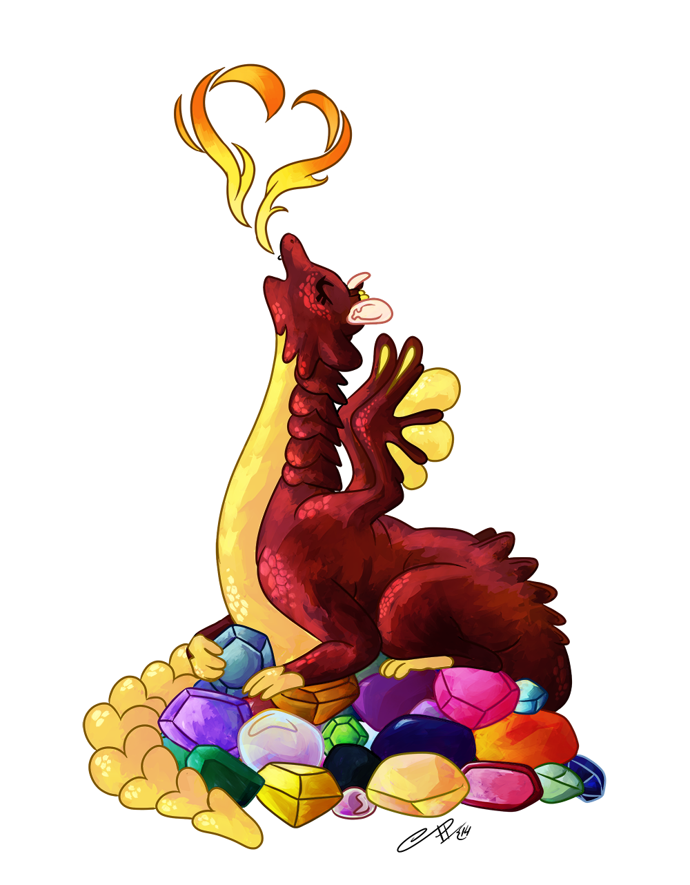 gem dragon by BubblegumShotgun on DeviantArt