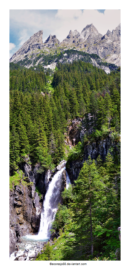Rosenlaui waterfall II