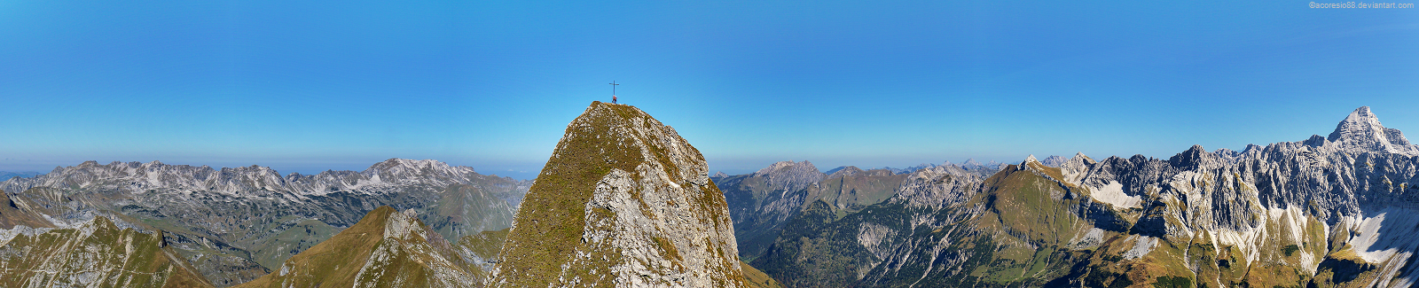 Allgaeu Alps panoramic 3