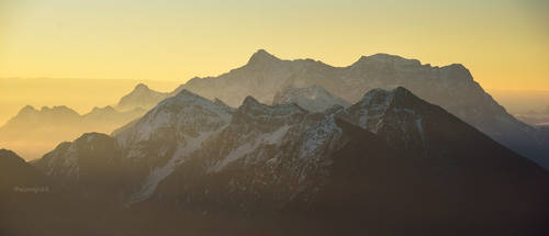 Zugspitze morning light