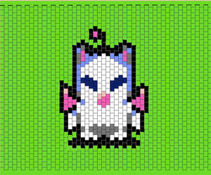 Moogle Peyote Beading Pattern