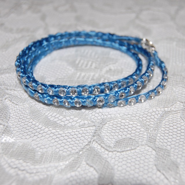 Silk woven bracelet