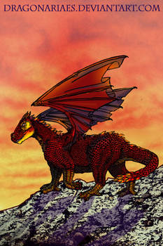 Zellon the fire dragon (artbook teaser)