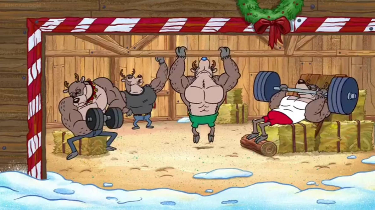 Buff Reindeer by RandallHinson on DeviantArt