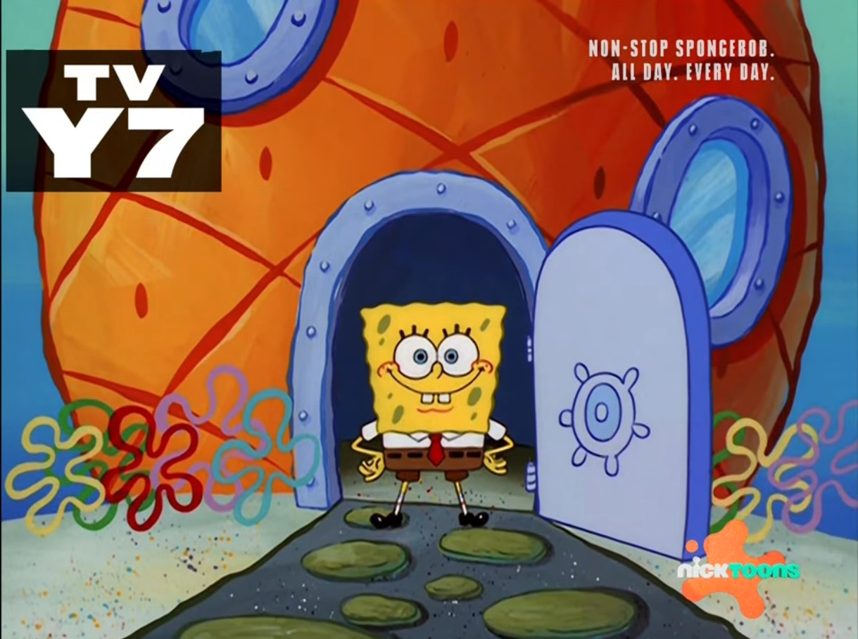 SpongeBob Intro With TV Y7 Nicktoons Screen Bugs By RandallHinson On spongebob-intro-with-tv-y7-nicktoons-screen-bugs-by-randallhinson-on