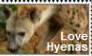 Love Hyenas Stamp