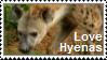 Love Hyenas Stamp