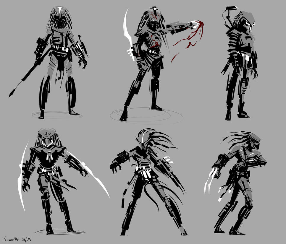 Predator Design Evolution Predator Designs 01-25 by Samo94 on DeviantArt