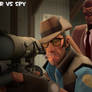 Sniper vs Spy TF2 SFM Poster