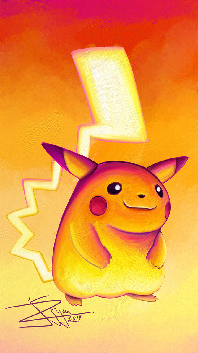 Gigantamax Pikachu by jyru on DeviantArt