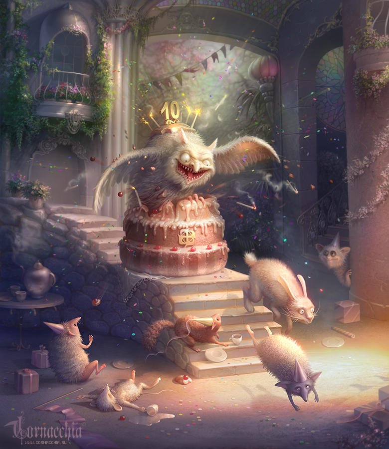 Demiart Birthday by cornacchia-art