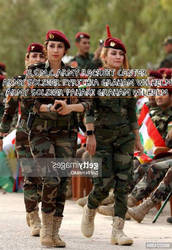 Iraqi Kurdish Peshmergas Take Part In A Gathering 