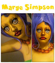 Marge Simpson Glam Makeup Look