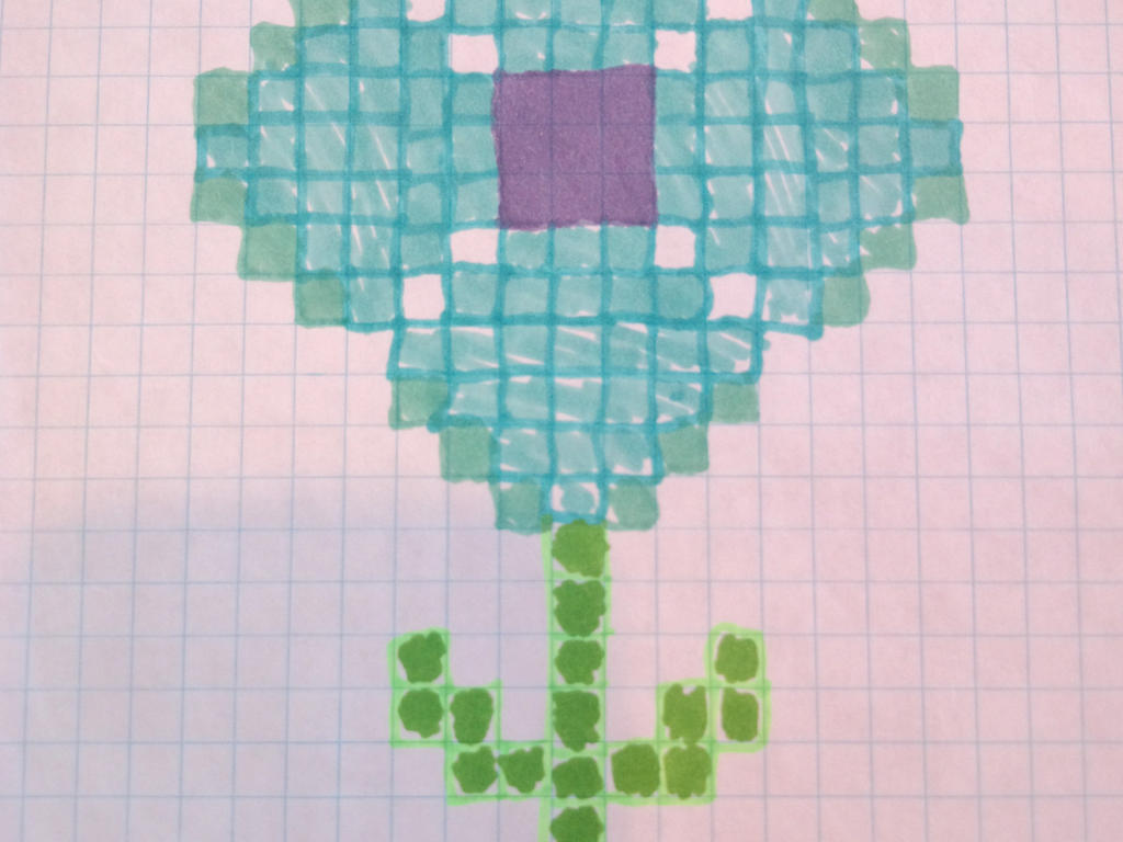 Flower Designs On Graph Paper | Best Flower Site