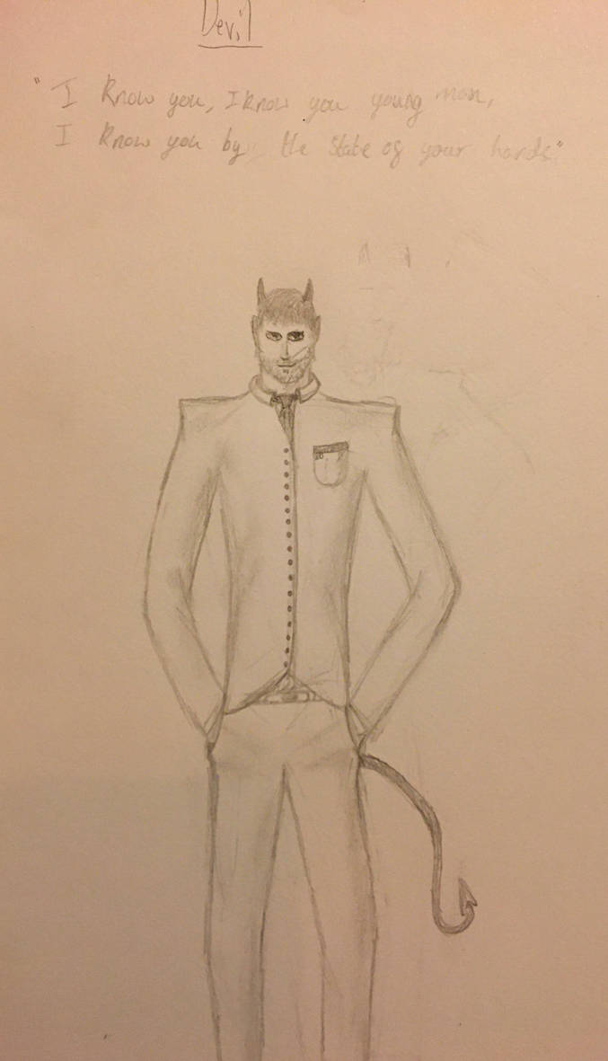 The Devil Wears A Suit And Tie By Blackcatninga On Deviantart